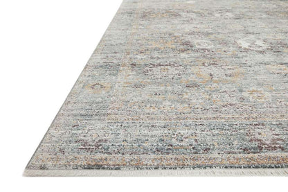 Loloi - Bonney Teal / Gold 18in x 18in Sample Rug - BONYBNY-06TEGO160S veiw 2
