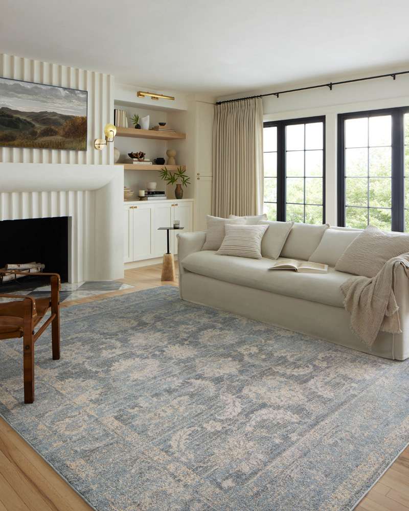 Loloi - Odette Sky / Beige 18in x 18in Sample Rug - ODETODT-03SCBE160S veiw 2