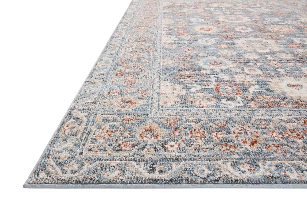 Loloi - Odette Sky / Rust 18in x 18in Sample Rug - ODETODT-07SCRU160S veiw 3