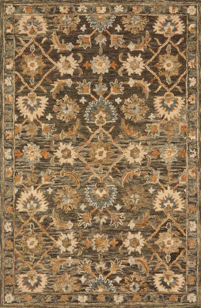 Loloi - Victoria Dk Taupe / Multi 2-3in x 3-9in Accent Rug - VITRVK-08DTML2339 veiw 1