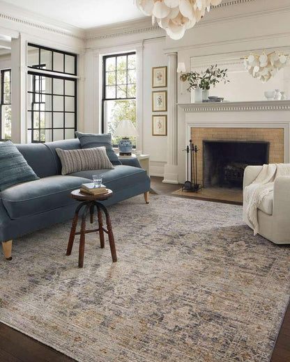 Jean Stoffer x Loloi - Katherine Charcoal / Gold 11-6in x 15-7in Area Rug - KESSKES-02CCGOB6F7 veiw 3