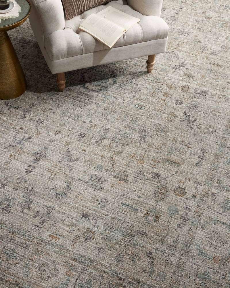 Jean Stoffer x Loloi - Katherine Beige / Mist 18in x 18in Sample Rug - KESSKES-03BEMI160S veiw 5