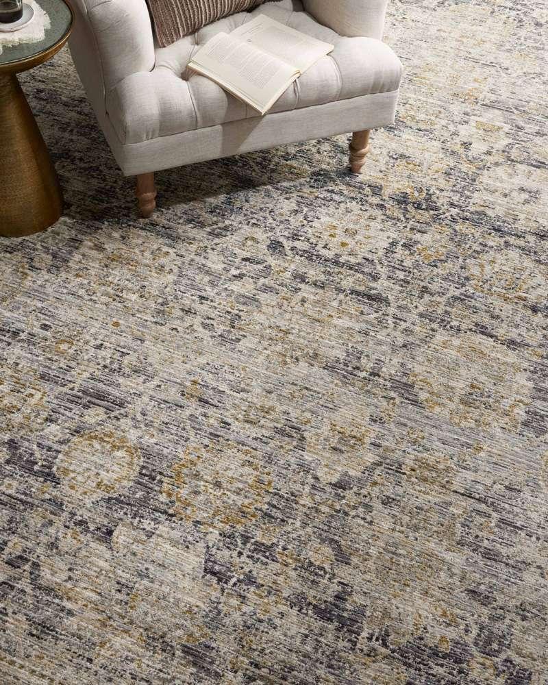 Jean Stoffer x Loloi - Katherine Charcoal / Gold 2-3in x 3-10in Accent Rug - KESSKES-02CCGO233A veiw 5