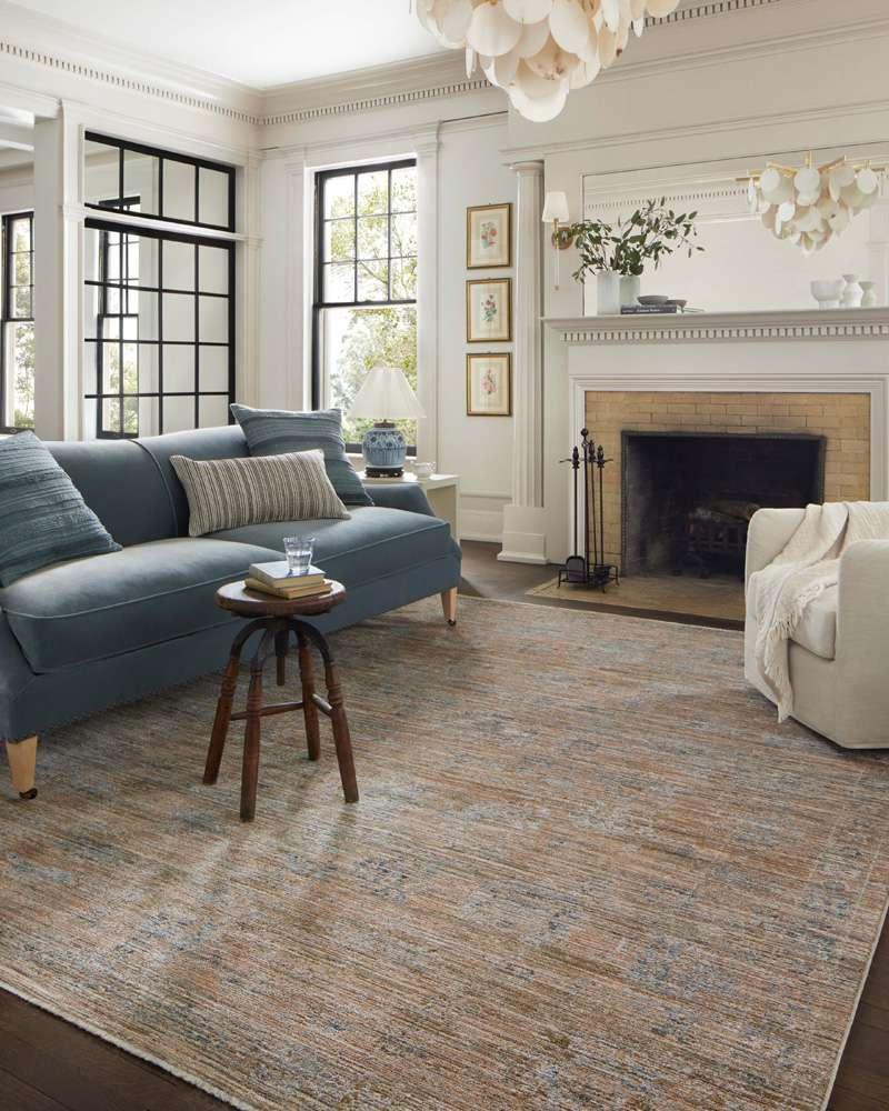 Jean Stoffer x Loloi - Katherine Copper / Steel 2-3in x 3-10in Accent Rug - KESSKES-04CPST233A veiw 3