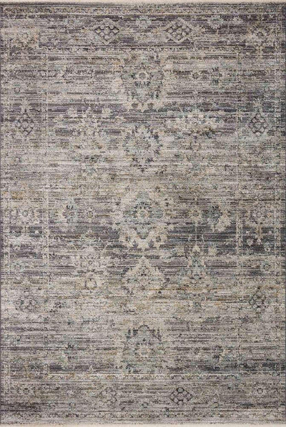 Jean Stoffer x Loloi - Katherine Graphite / Jade 2-3in x 3-10in Accent Rug - KESSKES-05GTJD233A veiw 1