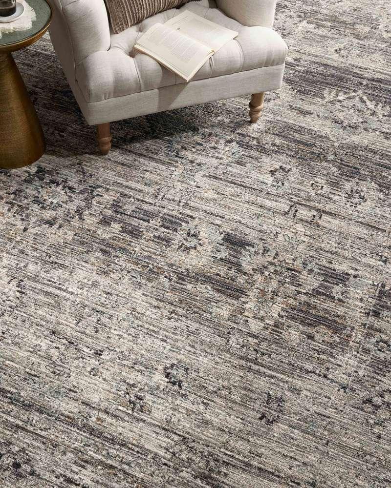 Jean Stoffer x Loloi - Katherine Graphite / Jade 2-3in x 3-10in Accent Rug - KESSKES-05GTJD233A veiw 5