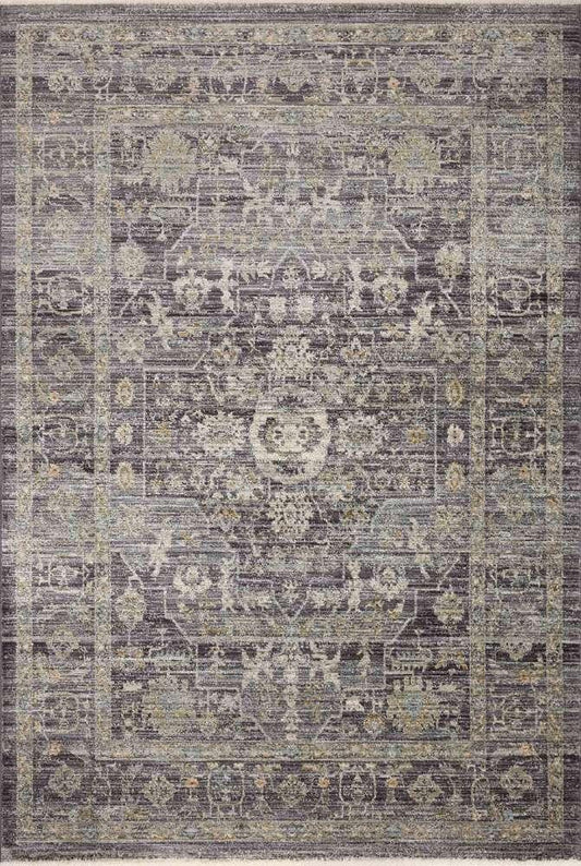 Jean Stoffer x Loloi - Katherine Midnight/ Tobacco 2-3in x 3-10in Accent Rug - KESSKES-03MDTO233A veiw 1