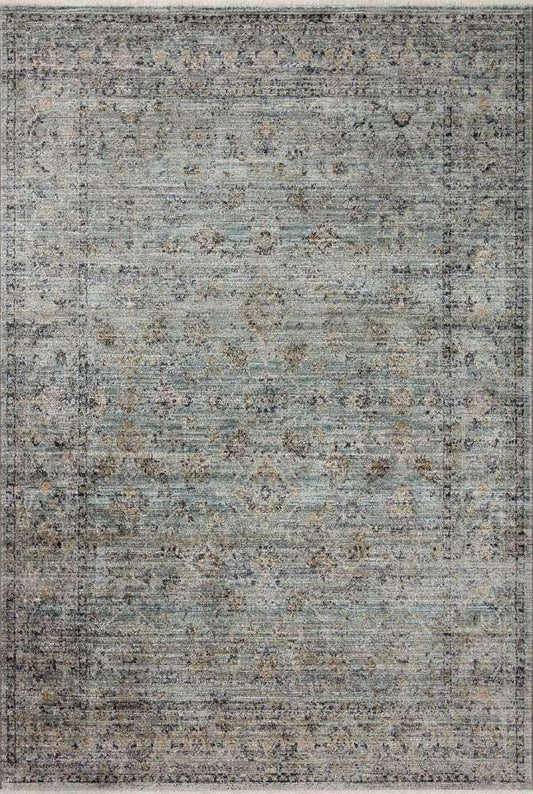 Jean Stoffer x Loloi - Katherine Ocean / Gold 2-3in x 3-10in Accent Rug - KESSKES-01OCGO233A veiw 1