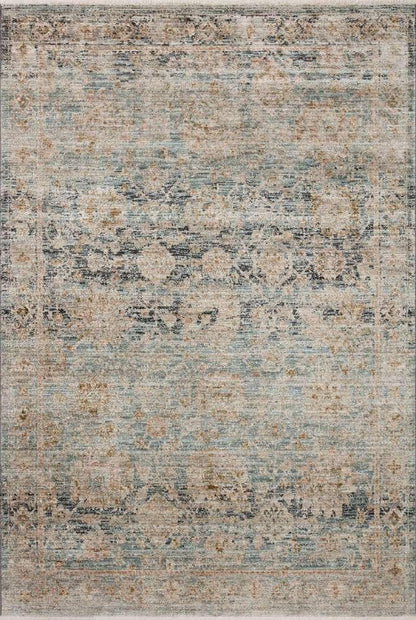 Jean Stoffer x Loloi - Katherine Ocean / Coral 3-6in x 5-6in Accent Rug - KESSKES-02OCCO3656 veiw 1