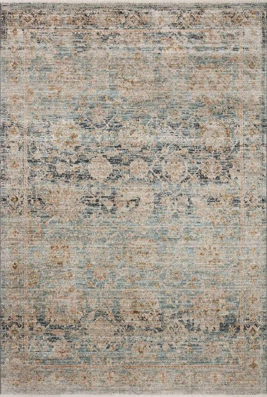Jean Stoffer x Loloi - Katherine Ocean / Coral 3-6in x 5-6in Accent Rug - KESSKES-02OCCO3656 veiw 1