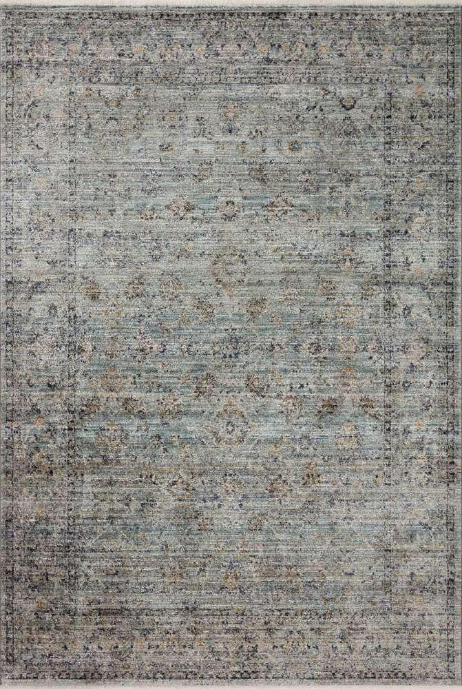 Jean Stoffer x Loloi - Katherine Ocean / Gold 3-6in x 5-6in Accent Rug - KESSKES-01OCGO3656 veiw 1