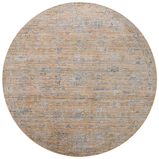 Jean Stoffer x Loloi - Katherine Copper / Steel 5-3in x 5-3in Round Accent Rug - KESSKES-04CPST530R veiw 1