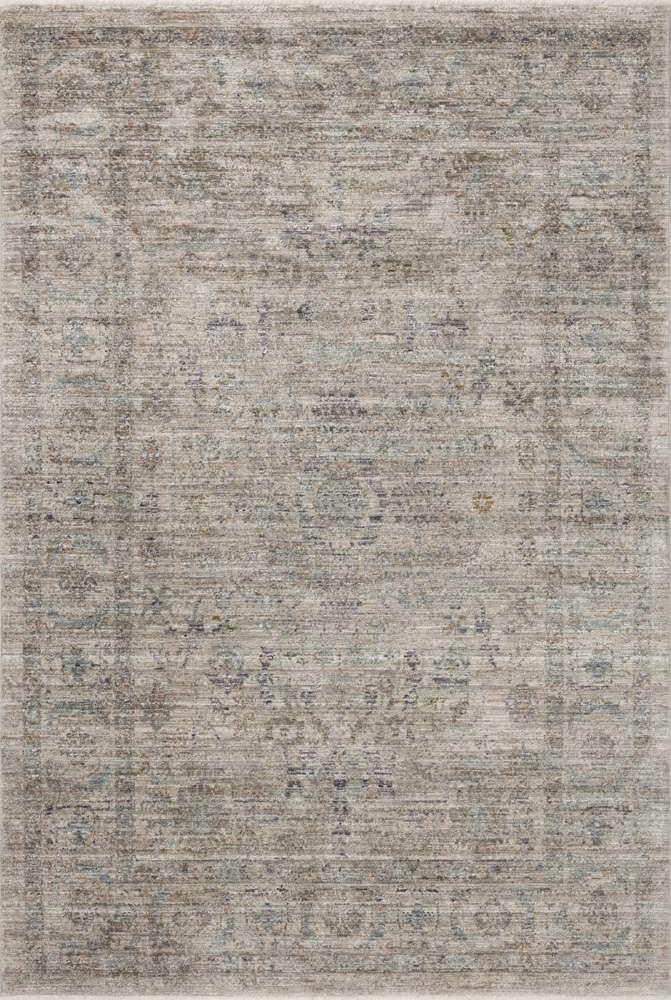 Jean Stoffer x Loloi - Katherine Beige / Mist 5-3in x 7-9in Area Rug - KESSKES-03BEMI5379 veiw 1