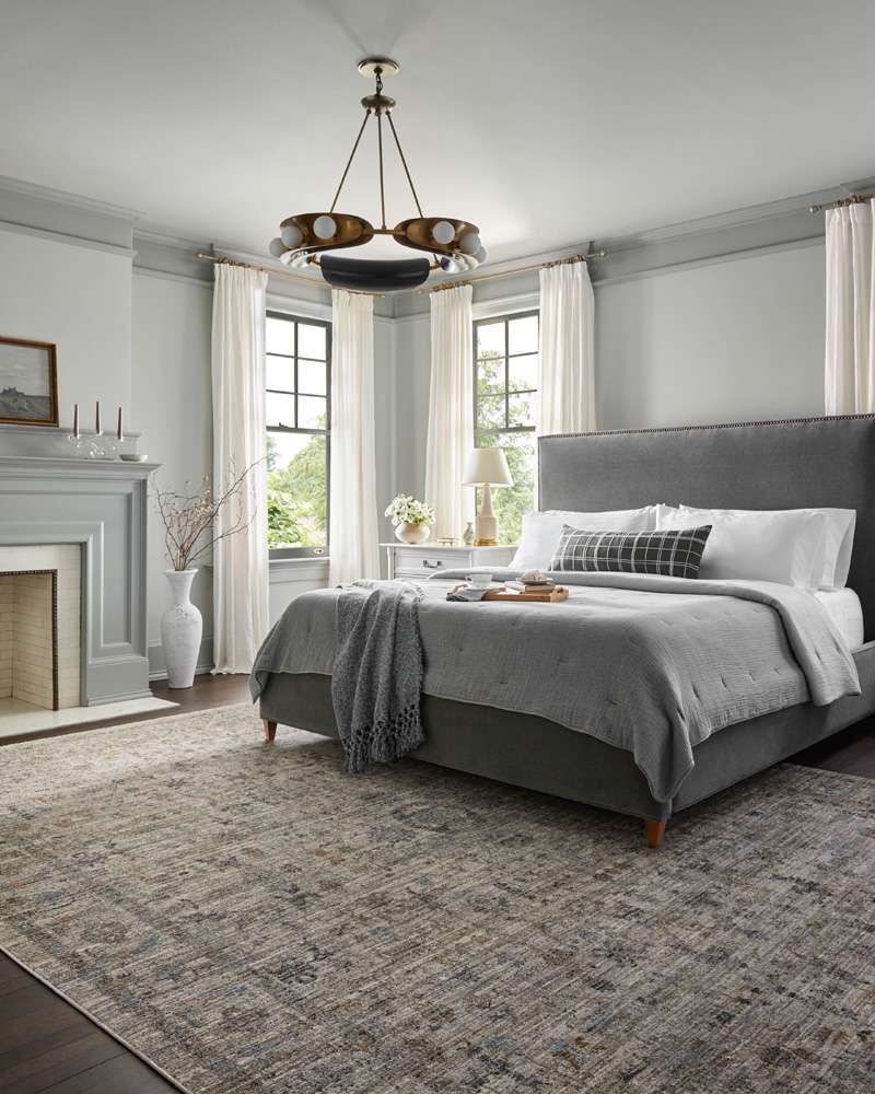 Jean Stoffer x Loloi - Katherine Beige / Mist 5-3in x 7-9in Area Rug - KESSKES-03BEMI5379 veiw 2