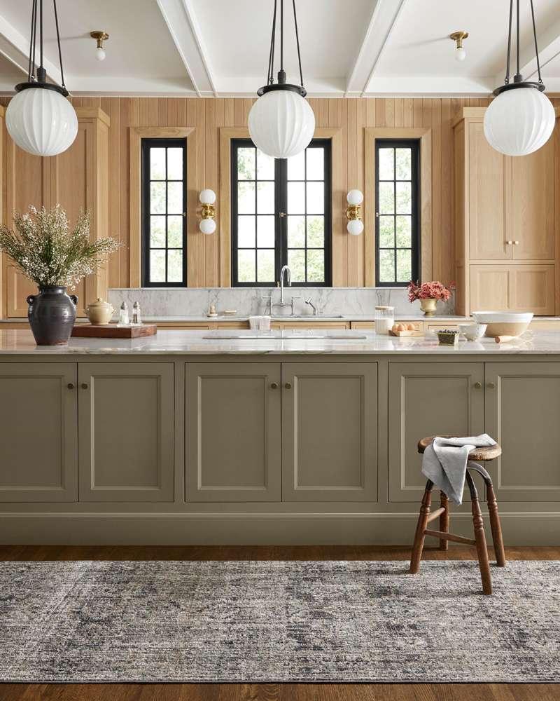 Jean Stoffer x Loloi - Katherine Graphite / Jade 7-10in x 10 Area Rug - KESSKES-05GTJD7AA0 veiw 4