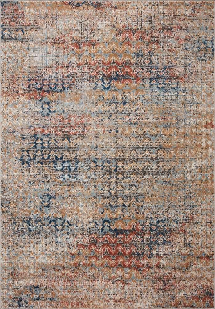 Loloi - Bianca Ocean / Spice 18in x 18in Sample Rug - BIANBIA-09OCSQ160S veiw 1