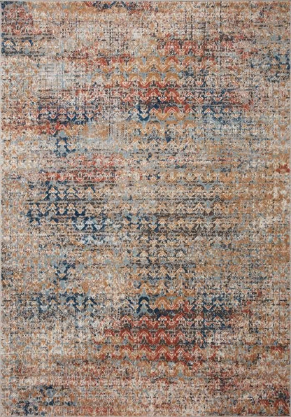 Loloi - Bianca Ocean / Spice 18in x 18in Sample Rug - BIANBIA-09OCSQ160S veiw 1