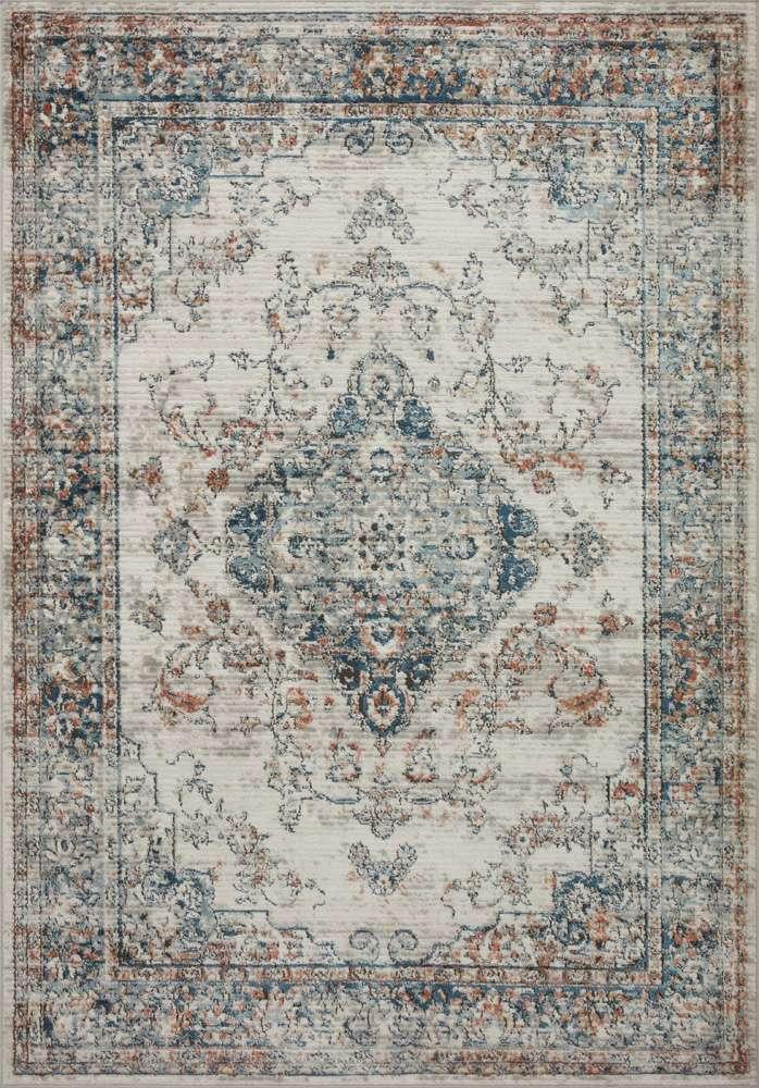 Loloi - Bianca Ivory / Ocean 2-8in x 4 Accent Rug - BIANBIA-10IVOC2840 veiw 1