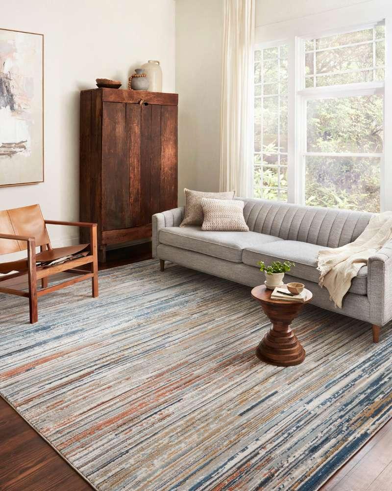 Loloi - Bianca Pebble / Multi 2-8in x 4 Accent Rug - BIANBIA-08PPML2840 veiw 2
