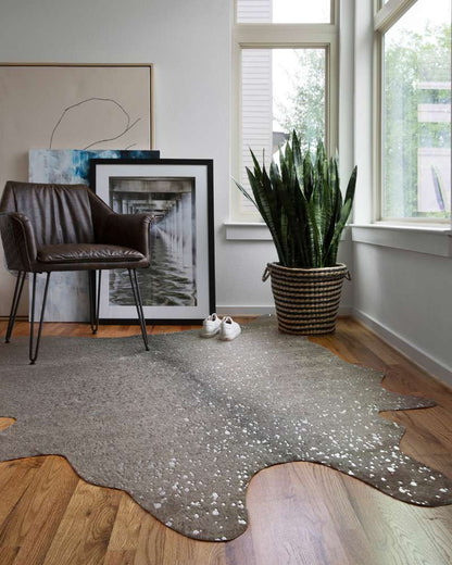 Loloi - Bryce Graphite / Silver 5 x 6-6in Area Rug - BRYCBZ-03GTSI5066 veiw 2