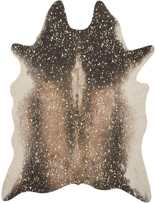 Loloi - Bryce Mocha / Gold 5 x 6-6in Area Rug - BRYCBZ-04MCGO5066 veiw 1