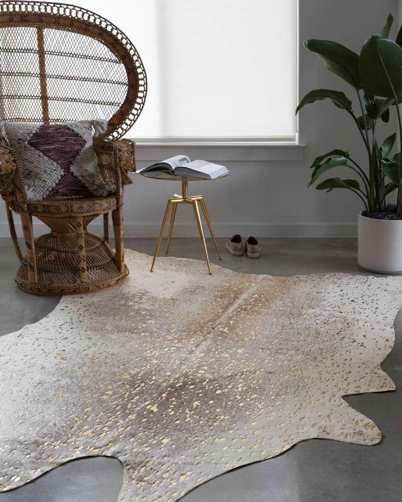 Loloi - Bryce Pewter / Gold 6-2in x 8 Area Rug - BRYCBZ-07PWGO6280 veiw 2