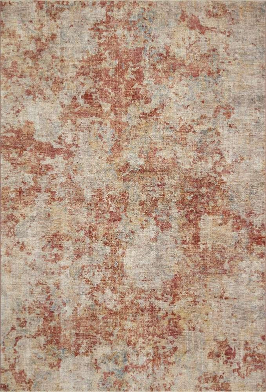 Loloi - Gaia Taupe / Brick 2-6in x 8-0in Runner Rug - GAIAGAA-03TABK2680 veiw 1
