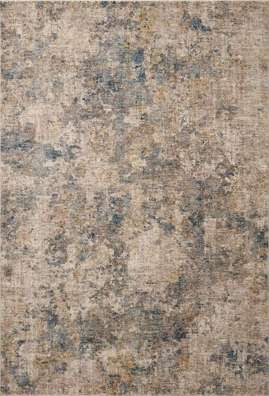 Loloi - Gaia Taupe / Denim 6-7in x 9-10in Area Rug - GAIAGAA-03TADE679A veiw 1