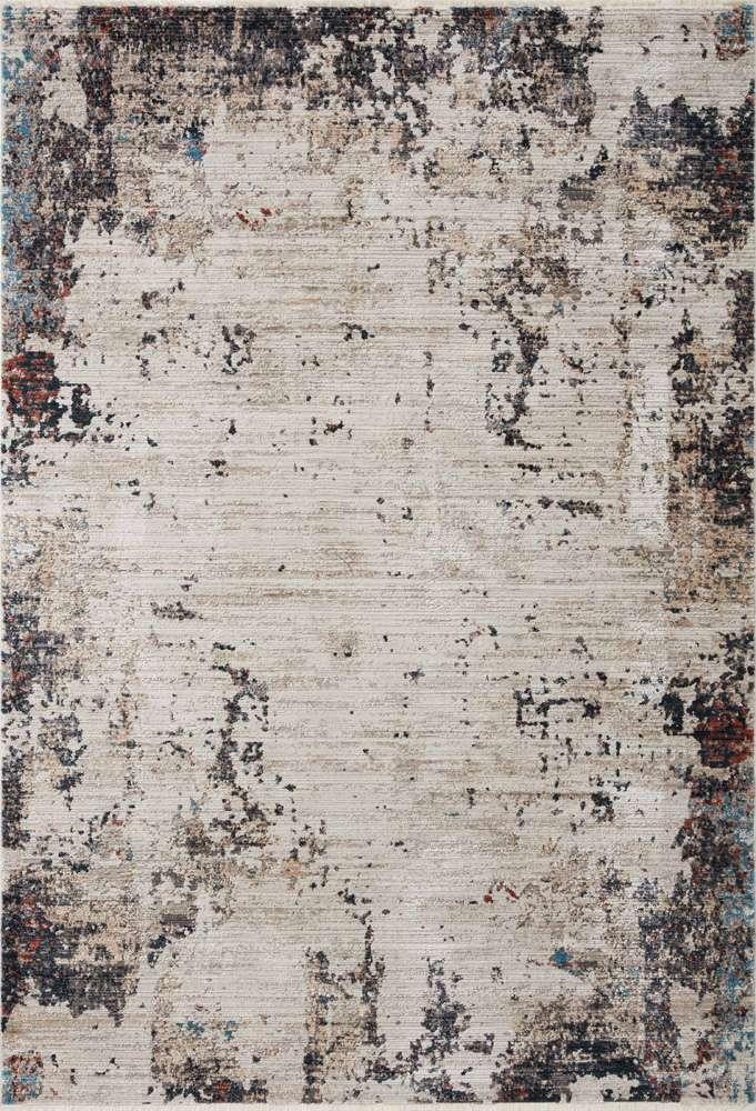 Loloi - Leigh Ivory / Charcoal 2-7in x 7-8in Runner Rug - LEIGLEI-05IVCC2778 veiw 1