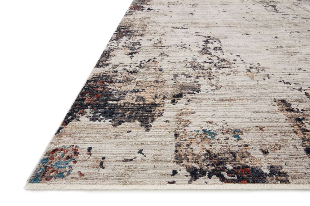 Loloi - Leigh Ivory / Charcoal 9-6in x 13 Area Rug - LEIGLEI-05IVCC96D0 veiw 2