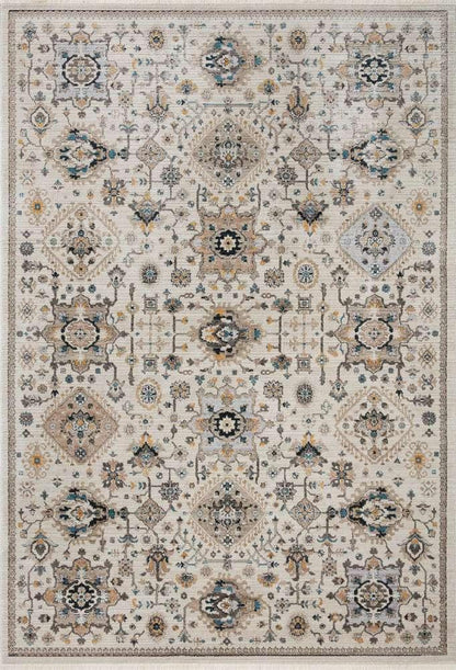 Loloi - Leigh Ivory / Taupe 9-6in x 13 Area Rug - LEIGLEI-02IVTA96D0 veiw 1
