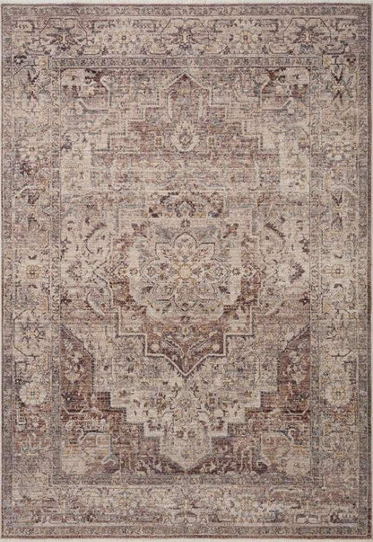 Loloi - Lyra Berry / Stone 11-6in x 15-7in Area Rug - LYRALYR-06BYSNB6F7 veiw 1