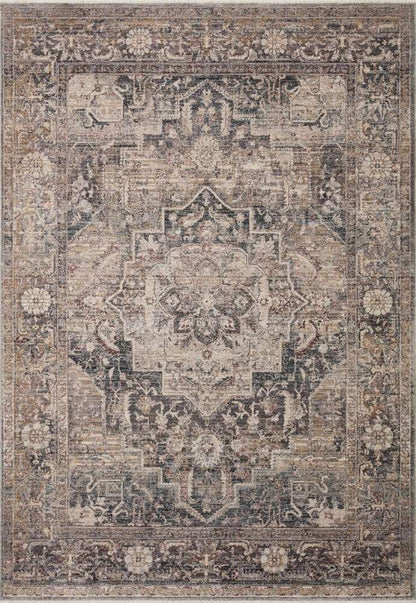 Loloi - Lyra Denim / Sand 11-6in x 15-7in Area Rug - LYRALYR-06DESAB6F7 veiw 1