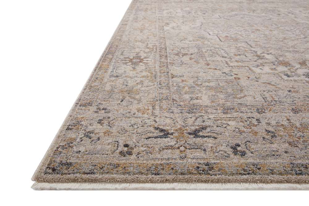 Loloi - Lyra Natural / Gold 18in x 18in Sample Rug - LYRALYR-06NAGO160S veiw 2