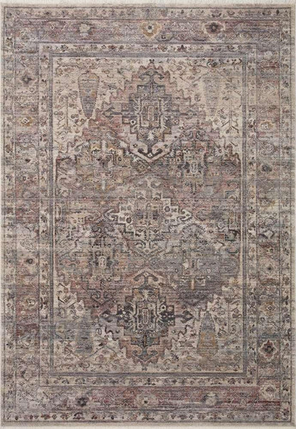 Loloi - Lyra Sunset / Silver 18in x 18in Sample Rug - LYRALYR-05SSSI160S veiw 1