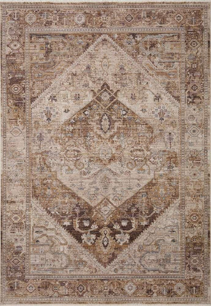 Loloi - Lyra Natural / Mocha 4-0in x 5-7in Accent Rug - LYRALYR-07NAMC4057 veiw 1