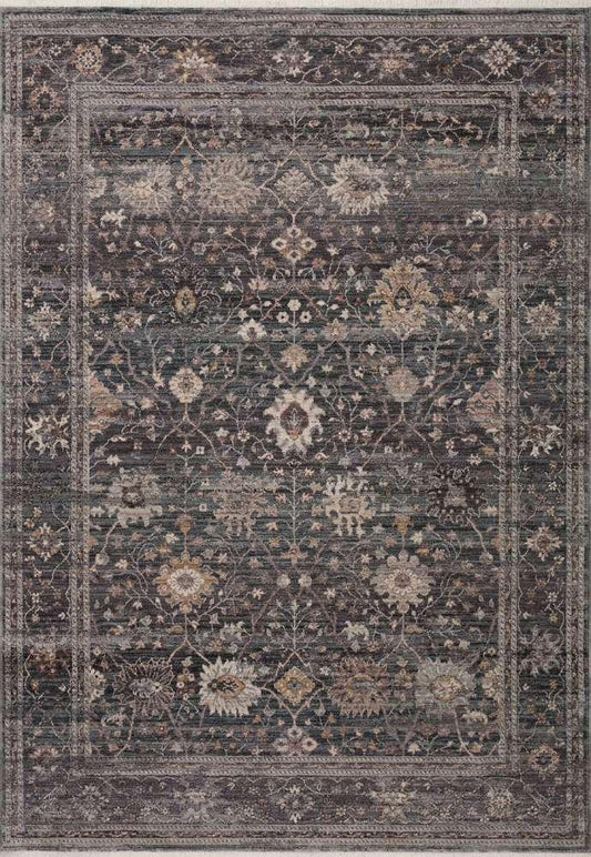 Loloi - Lyra Ink / Multi 5-3in x 7-9in Area Rug - LYRALYR-04IKML5379 veiw 1