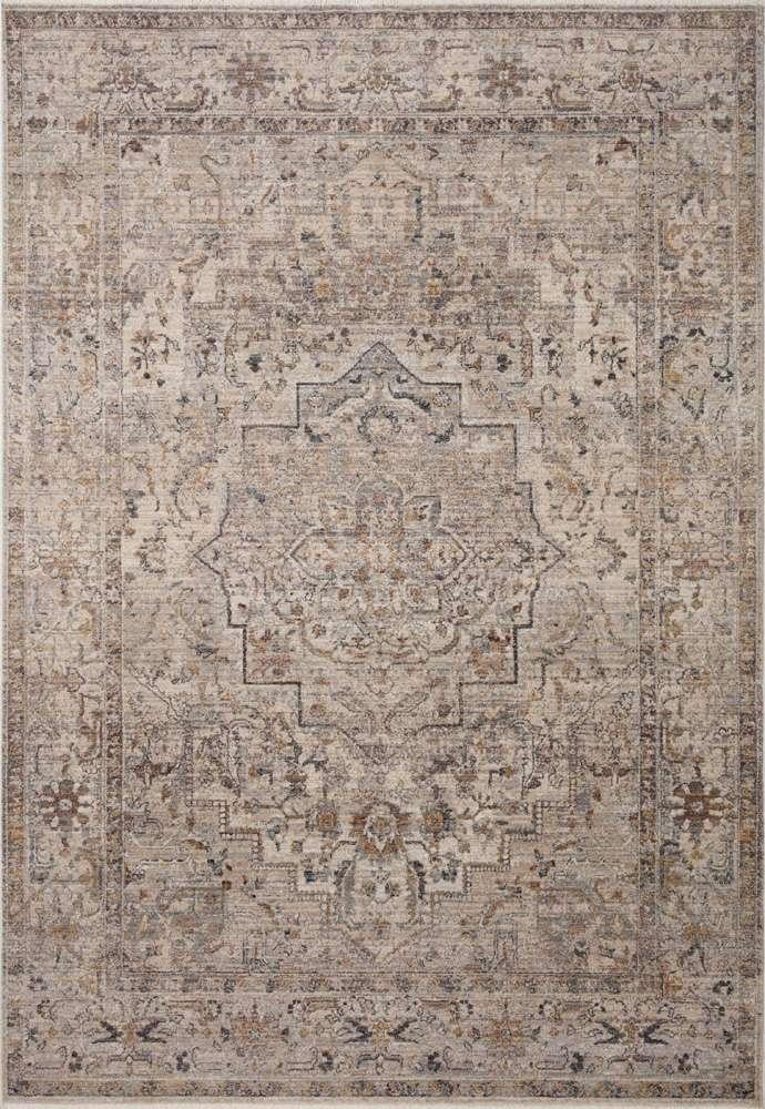 Loloi - Lyra Natural / Gold 5-3in x 7-9in Area Rug - LYRALYR-06NAGO5379 veiw 1