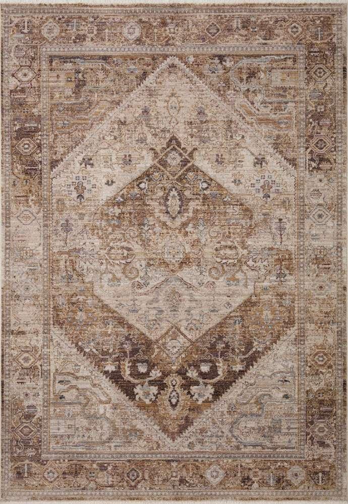 Loloi - Lyra Natural / Mocha 7-10in x 10 Area Rug - LYRALYR-07NAMC7AA0 veiw 1