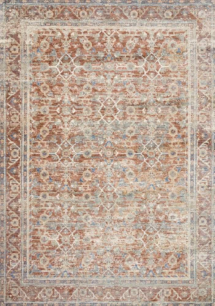 Loloi - Revere Terracotta / Multi 9-6in x 12-5in Area Rug - REVRREV-07TCML96C5 veiw 1