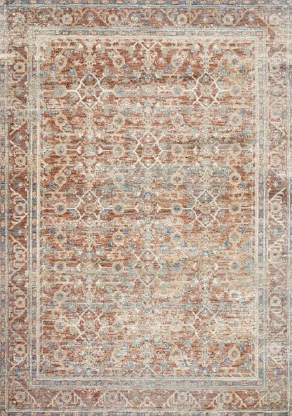 Loloi - Revere Terracotta / Multi 9-6in x 12-5in Area Rug - REVRREV-07TCML96C5 veiw 1