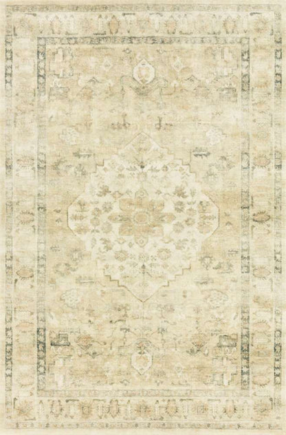 Loloi - Rosette Sand / Ivory 18in x 18in Sample Rug - ROSTROS-05SAIV160S veiw 1