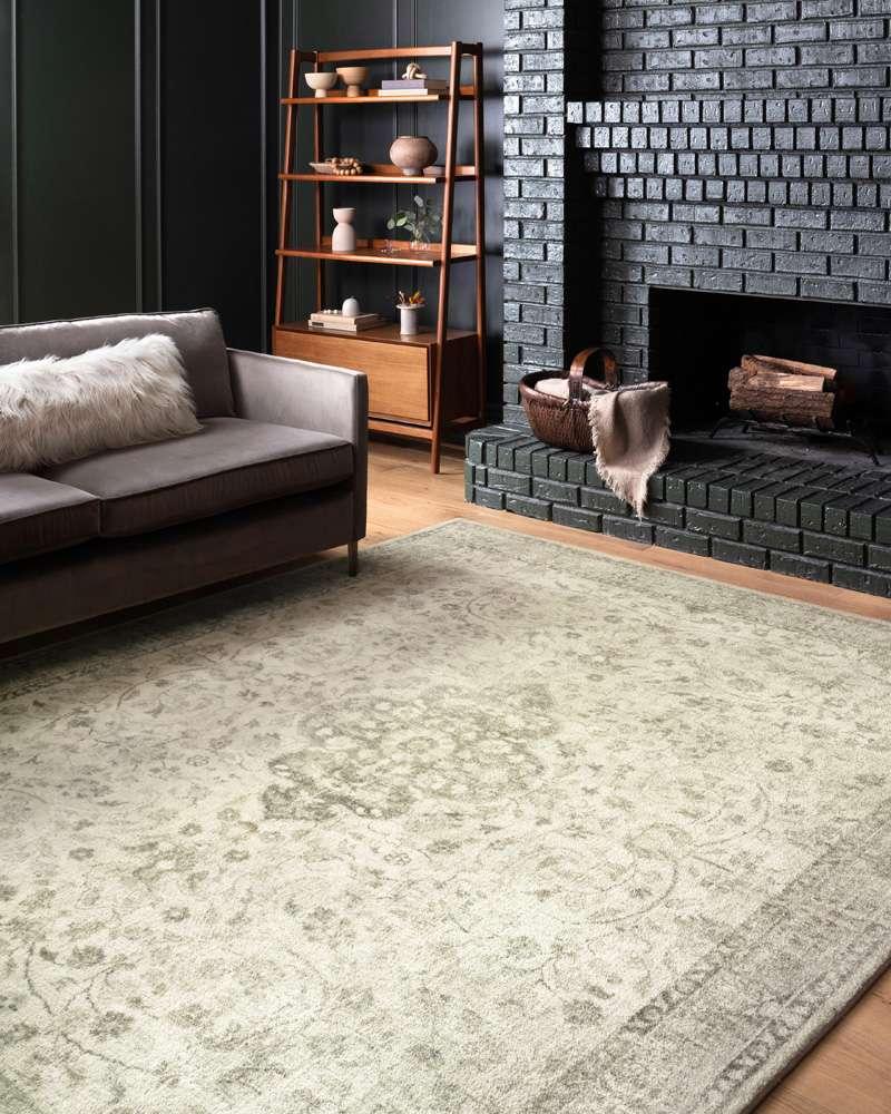 Loloi - Rosette Ivory / Silver 2-2in x 5 Accent Rug - ROSTROS-02IVSI2250 veiw 2