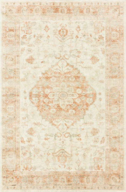 Loloi - Rosette Ivory / Terracotta 2-2in x 5 Accent Rug - ROSTROS-03IVTC2250 veiw 1