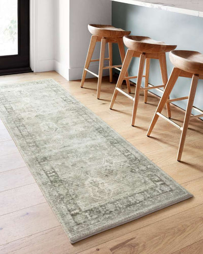 Loloi - Rosette Steel / Graphite 2-2in x 5 Accent Rug - ROSTROS-04STGT2250 veiw 3