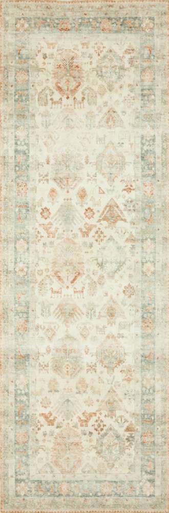 Loloi - Rosette Beige / Multi 2-6in x 9-9in Runner Rug - ROSTROS-01BEML2699 veiw 1