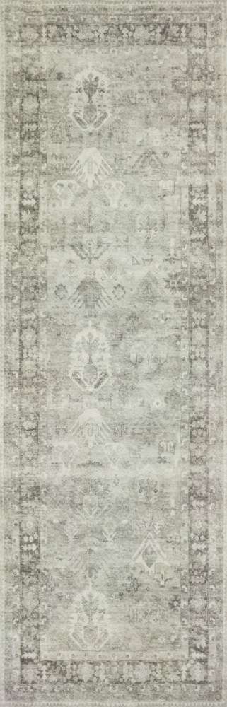Loloi - Rosette Steel / Graphite 2-6in x 9-9in Runner Rug - ROSTROS-04STGT2699 veiw 1