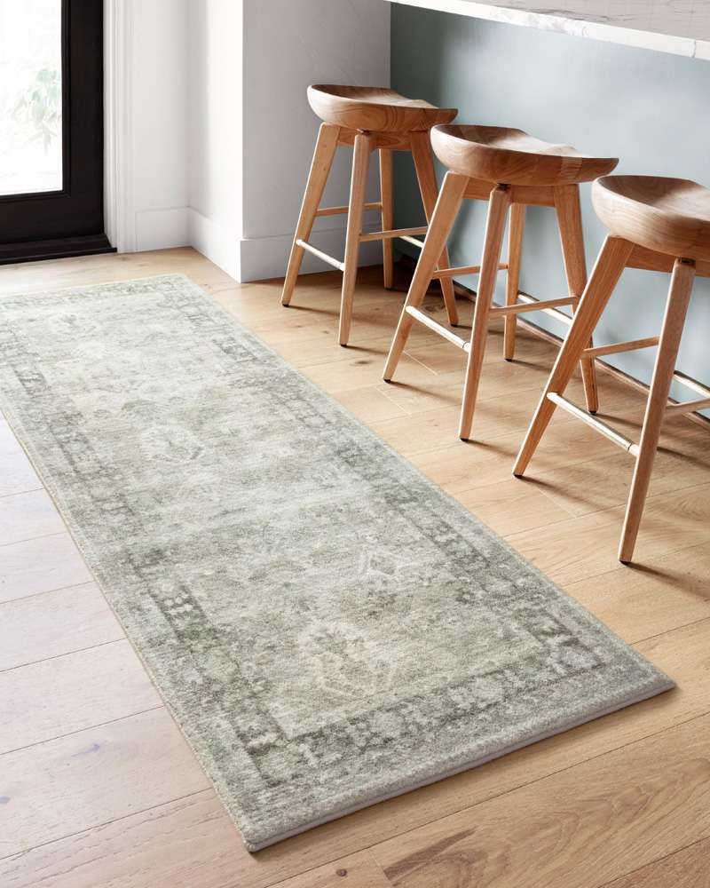 Loloi - Rosette Steel / Graphite 2-6in x 9-9in Runner Rug - ROSTROS-04STGT2699 veiw 2