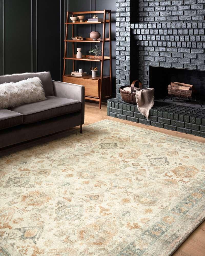Loloi - Rosette Beige / Multi 3-3in x 5-3in Accent Rug - ROSTROS-01BEML3353 veiw 2