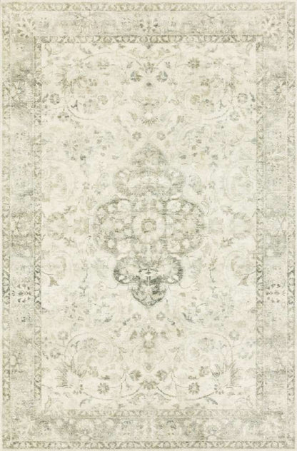 Loloi - Rosette Ivory / Silver 3-3in x 5-3in Accent Rug - ROSTROS-02IVSI3353 veiw 1